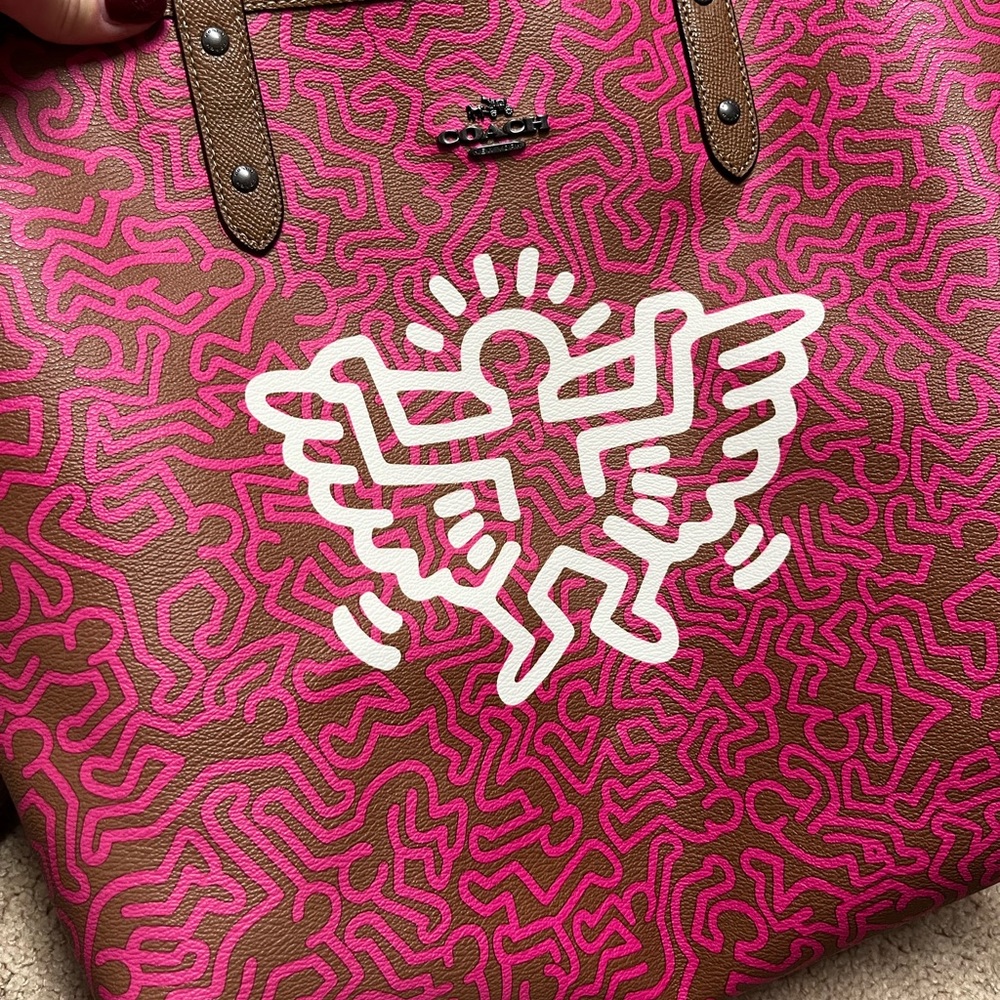 Coach x Keith Haring reversible tote bag